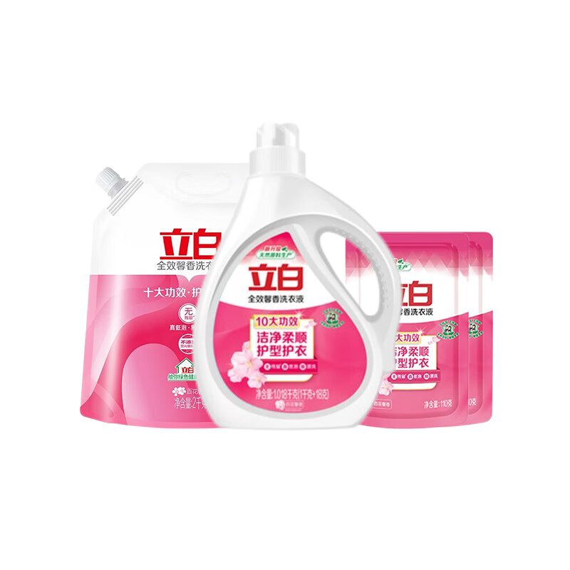 【京东同款】【京东同款】立白馨香洗护组合套装-3238g 白色【正品保证】