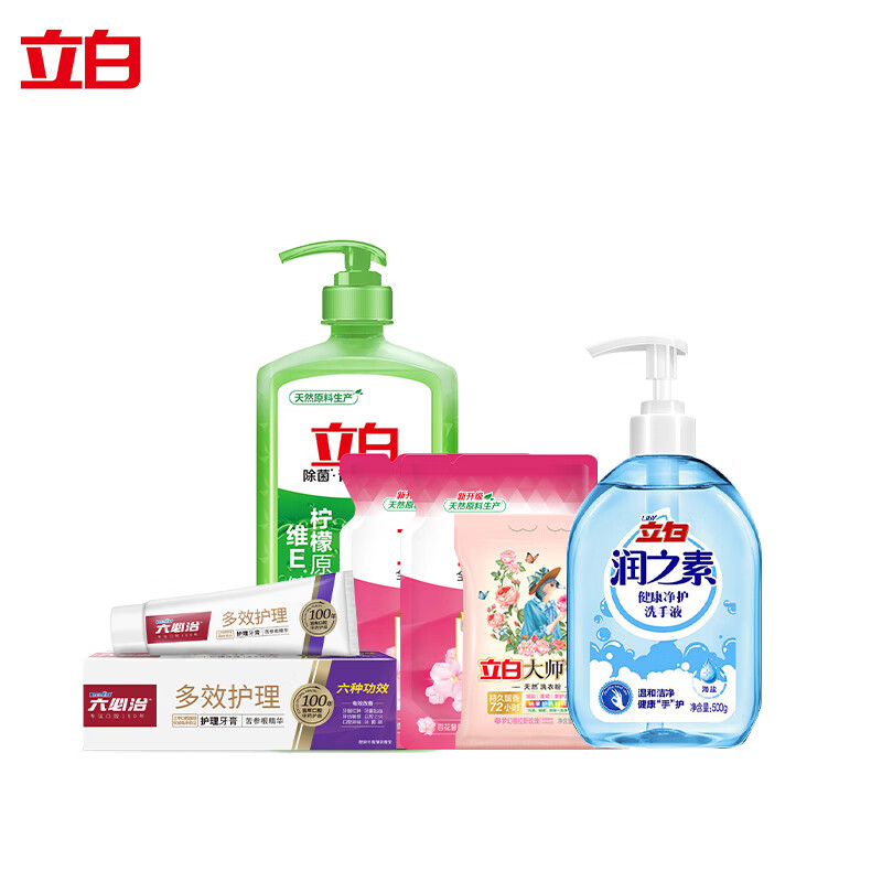 【京东同款】【京东同款】liby立白家庭组合六件套【正品保证】