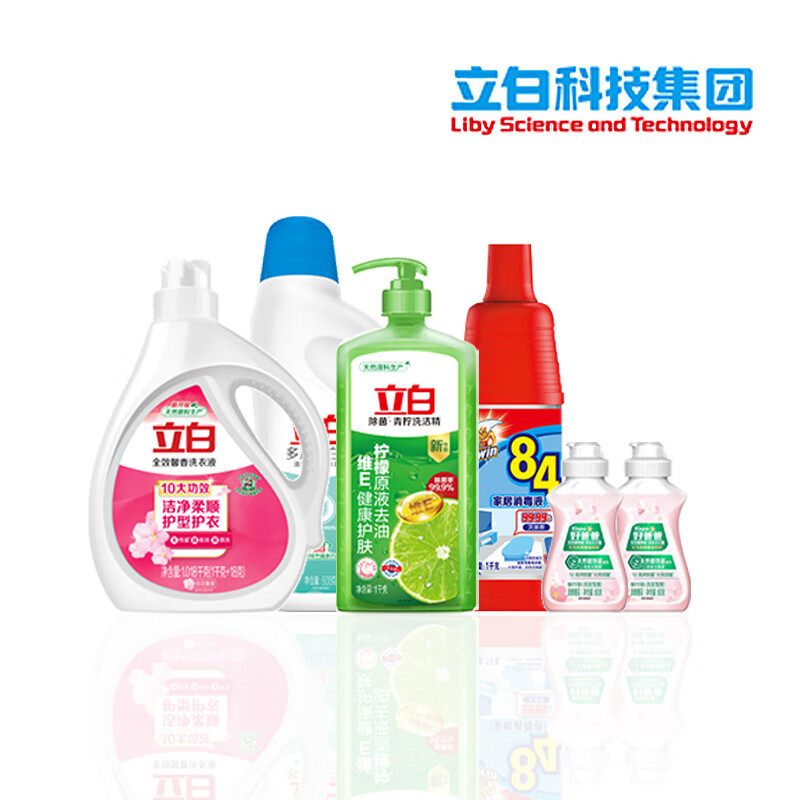 【京东同款】【京东同款】立白清洁六件套 白色【正品保证】