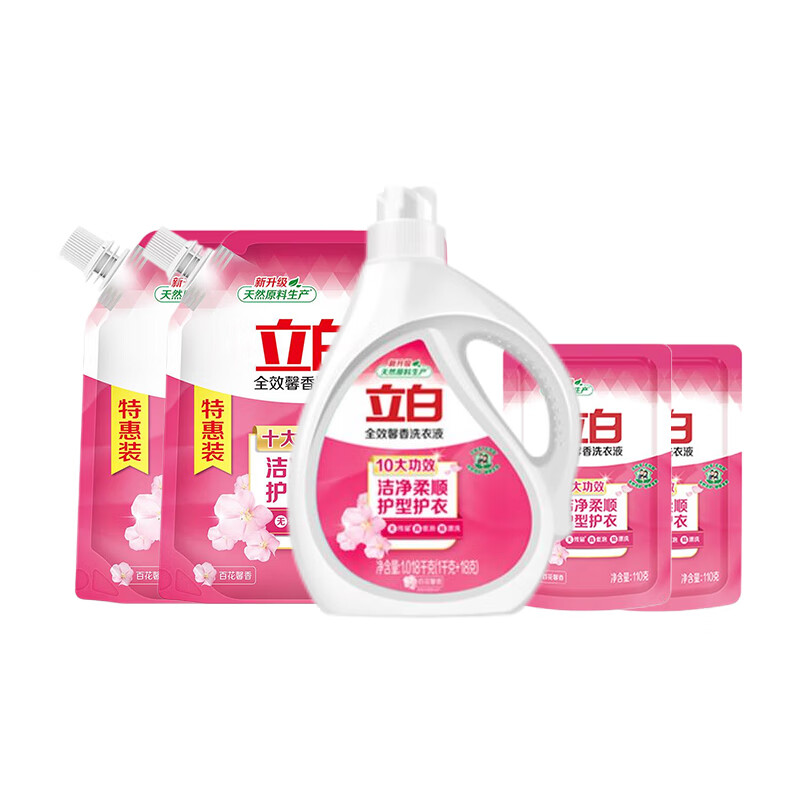【京东同款】【京东同款】立白馨香洗护组合套装-3038g 白色【正品保证】