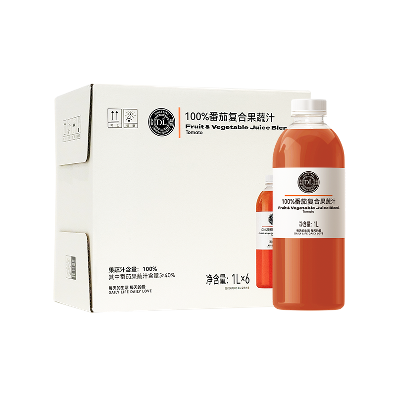 DL100%番茄复合果蔬汁1L/瓶
