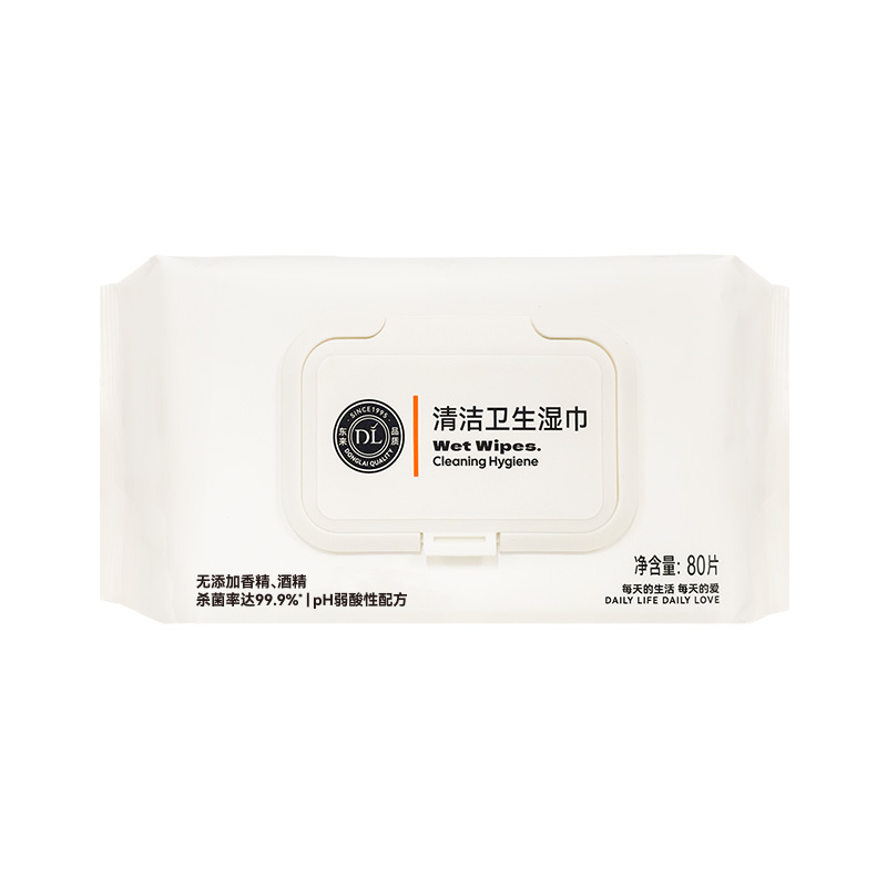 DL牌清洁卫生湿巾80片