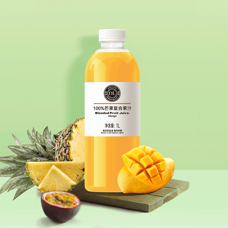 DL100%芒果复合果汁1L/瓶，6瓶/箱